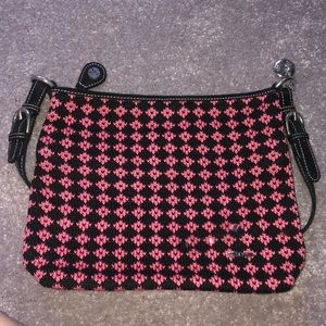 The Sak Crochet Leather Zip Bag